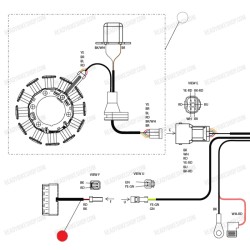 Led trasero