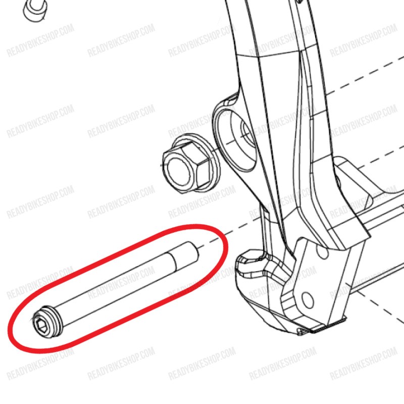 Tornillo DIN 912 M10x90x1,25 - Inferior Motor