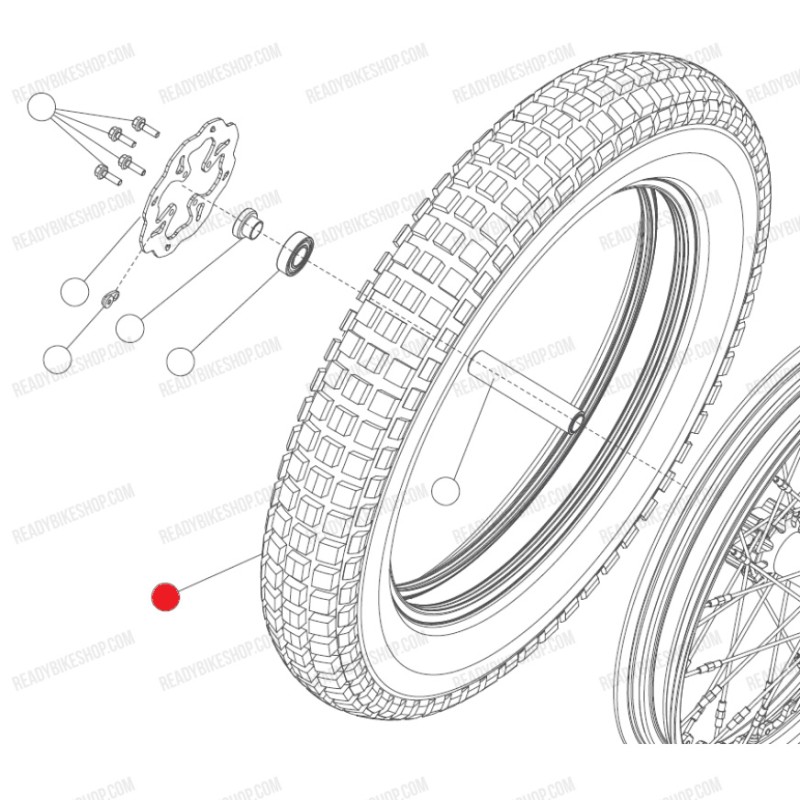 Neumático Trasero - Michelin x11 4,00 R18